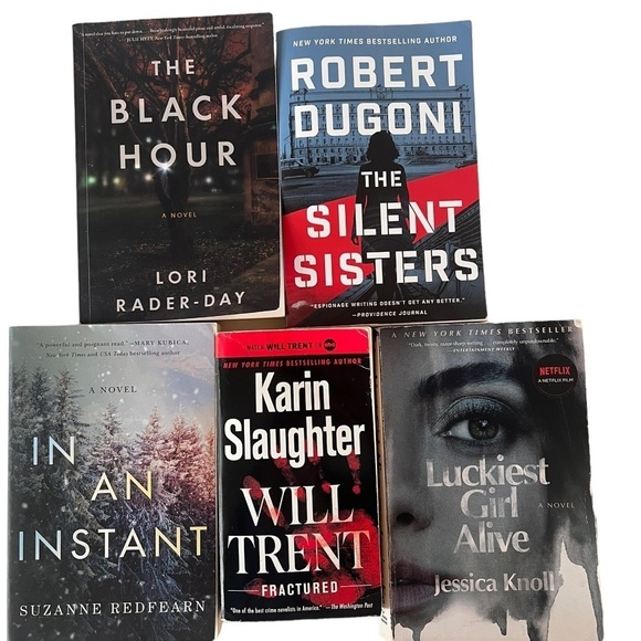 Bundle of 5 Suspense Thriller Books - Picture 2 of 3